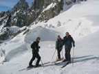 Glacier de Toule avec un guide de haute montagne