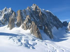Aiguille du Midi - Chamonix : descente de la Vall&eacute;e Blanche avec un guide de haute montagne