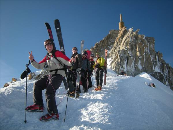 Descente de la Vallée Blanche avec un guide de Chamonix privé