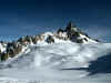 Descente de la Vallée Blanche, Dent du Géant 4013 m