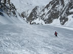 Traversée de la brèche Puiseux : glacier du mont Mallet