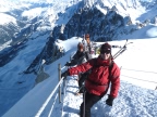 Descente de la Vallee Blanche par l'Envers du Plan