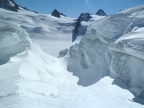 Descente de la Vallee Blanche par l'Envers du Plan