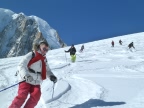 Descente de la Vallee Blanche par l'Envers du Plan