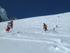 Descente de la Vallee Blanche par l'Envers du Plan