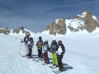 Descente de la Vallee Blanche par l'Envers du Plan