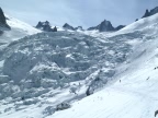 Descente de la Vallee Blanche par l'Envers du Plan