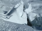 Descente de la Vallee Blanche par l'Envers du Plan