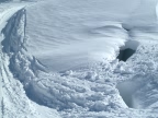 Descente de la Vallee Blanche par l'Envers du Plan