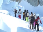 Descente de la Vallee Blanche par l'Envers du Plan