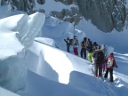 Descente de la Vallee Blanche par l'Envers du Plan