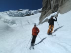 Descente de la Vallee Blanche par l'Envers du Plan
