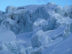Descente de la Vallee Blanche de l'aiguille du Midi à Chamonix Mont-Blanc