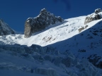 Descente de la Vallee Blanche de l'aiguille du Midi à Chamonix Mont-Blanc