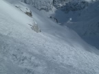 Descente de la Vallee Blanche de l'aiguille du Midi à Chamonix Mont-Blanc