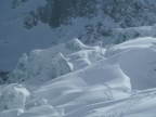 Descente de la Vallee Blanche de l'aiguille du Midi à Chamonix Mont-Blanc
