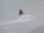 Descente de la Vallee Blanche de l'aiguille du Midi à Chamonix Mont-Blanc