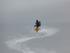 Descente de la Vallee Blanche de l'aiguille du Midi à Chamonix Mont-Blanc