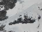 Descente de la Vallee Blanche de l'aiguille du Midi à Chamonix Mont-Blanc